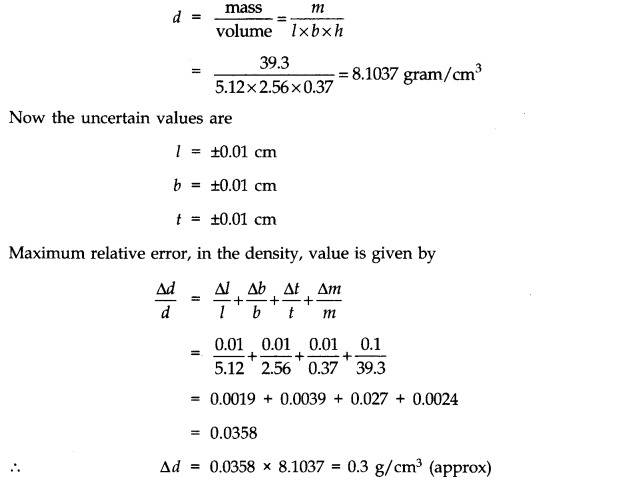 NCERT Solutions for Class 11 Physics Chapter 2 Units and Measurements Extra Questions HOTS Q12