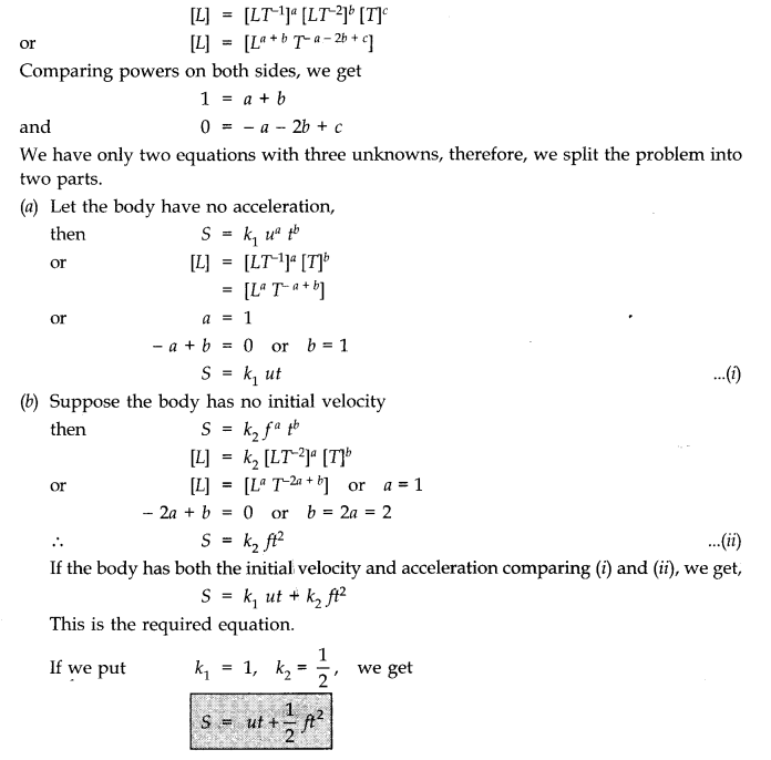 NCERT Solutions for Class 11 Physics Chapter 2 Units and Measurements Extra Questions LAQ Q5