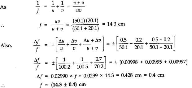 NCERT Solutions for Class 11 Physics Chapter 2 Units and Measurements Extra Questions SAQ Q14