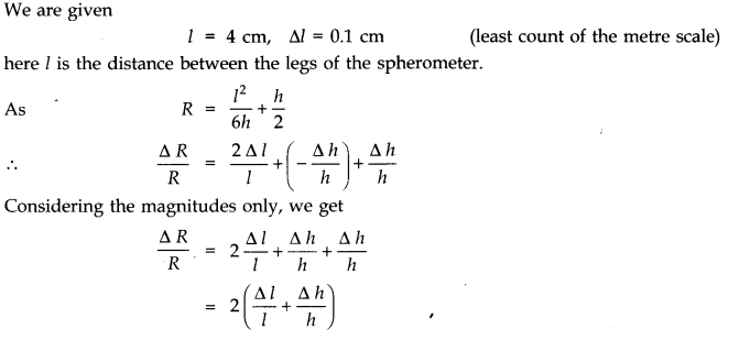 NCERT Solutions for Class 11 Physics Chapter 2 Units and Measurements Extra Questions SAQ Q19