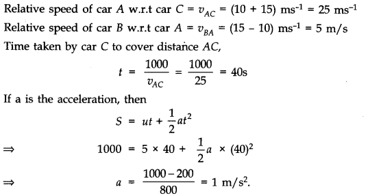 NCERT Solutions for Class 11 Physics Chapter 3 Motion in a Straight Line Q8.1