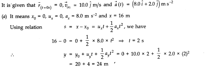 NCERT Solutions for Class 11 Physics Chapter 4 Motion in a Plane Q21.1
