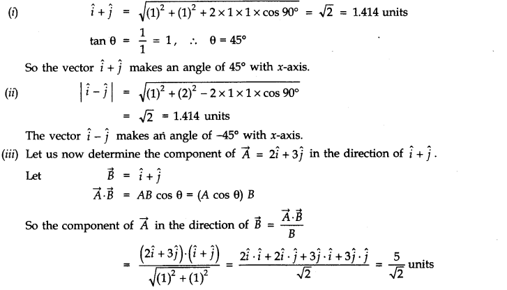 NCERT Solutions for Class 11 Physics Chapter 4 Motion in a Plane Q22.1