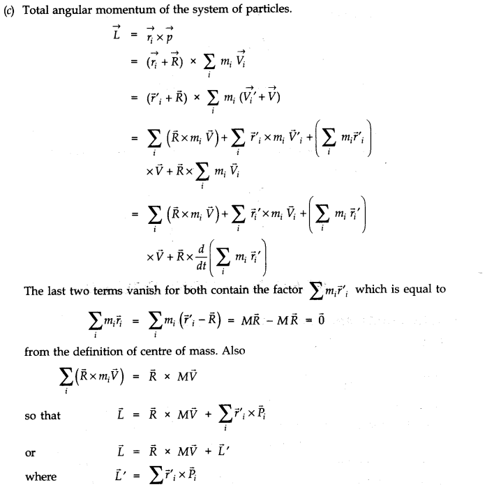 NCERT Solutions for Class 11 Physics Chapter 7 System of Particles and Rotational Motion Q33.3