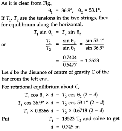 NCERT Solutions for Class 11 Physics Chapter 7 System of Particles and Rotational Motion Q8.1