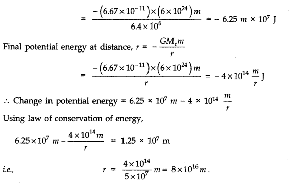 NCERT Solutions for Class 11 Physics Chapter 8 Gravitation Q17