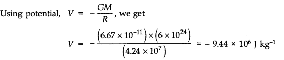 NCERT Solutions for Class 11 Physics Chapter 8 Gravitation Q22