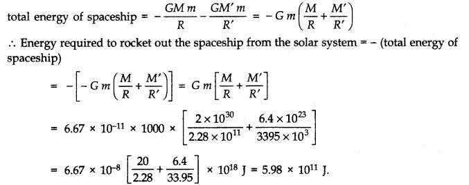 NCERT Solutions for Class 11 Physics Chapter 8 Gravitation Q24