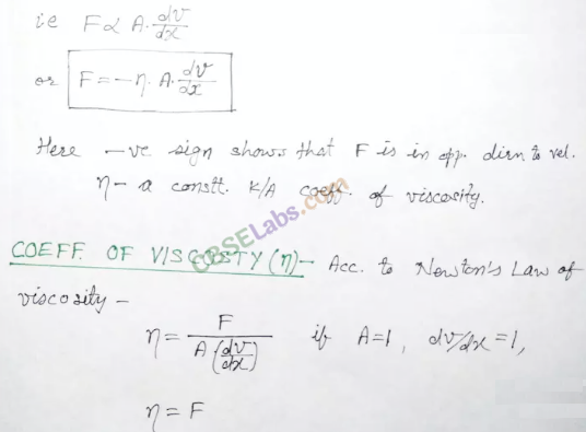 Mechanical Properties of Fluids Class 11 Notes Physics Chapter 10 img-8