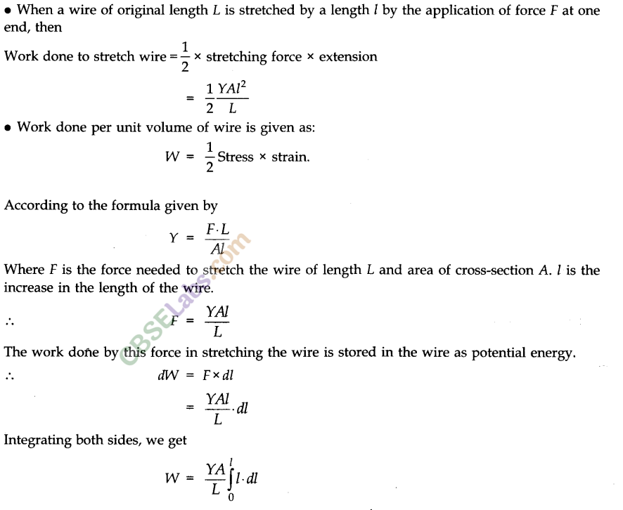 Mechanical Properties of Solids Class 11 Notes Physics Chapter 9 img-12