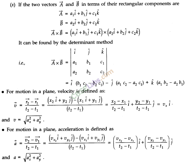 Motion in a Plane Class 11 Notes Physics Chapter 4 img-18