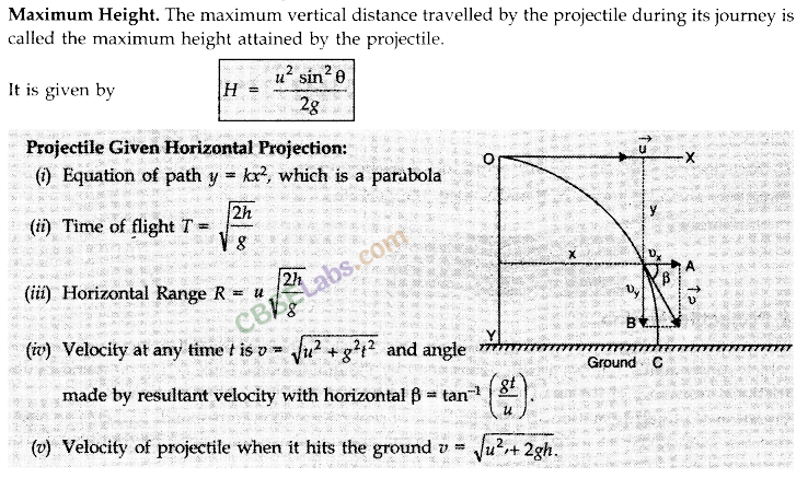 Motion in a Plane Class 11 Notes Physics Chapter 4 img-22