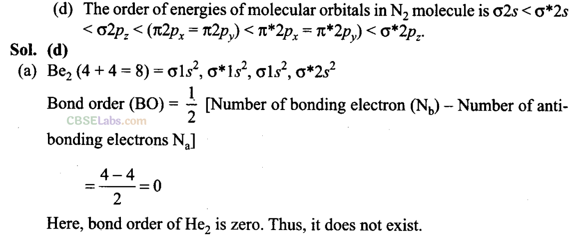 NCERT Exemplar Class 11 Chemistry Chapter 4 Chemical Bonding and Molecular Structure Img 11