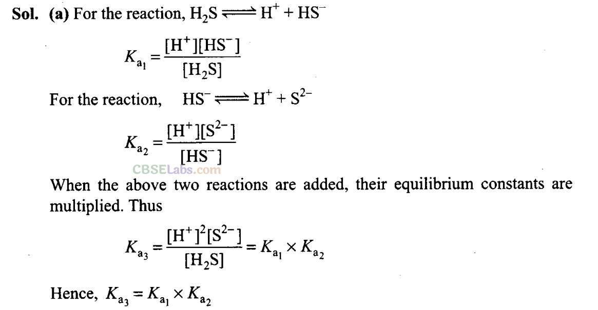 NCERT Exemplar Class 11 Chemistry Chapter 7 Equilibrium Img 4