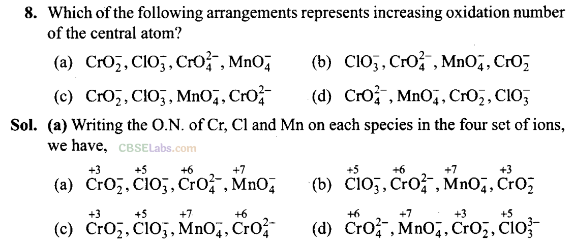 NCERT Exemplar Class 11 Chemistry Chapter 8 Redox Reactions Img 4