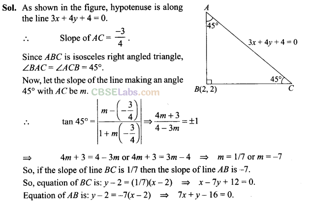 NCERT Exemplar Class 11 Maths Chapter 10 Straight Lines Img 14
