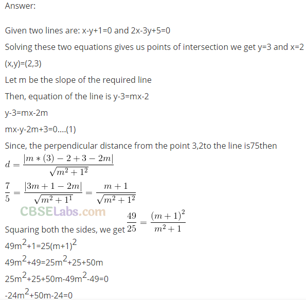 NCERT Exemplar Class 11 Maths Chapter 10 Straight Lines Img 23