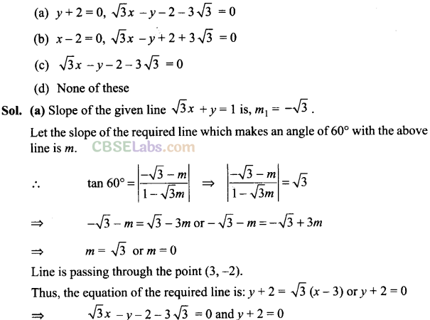NCERT Exemplar Class 11 Maths Chapter 10 Straight Lines Img 33