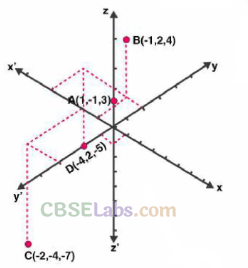 NCERT Exemplar Class 11 Maths Chapter 12 Introduction to Three Dimensional Geometry Img 1