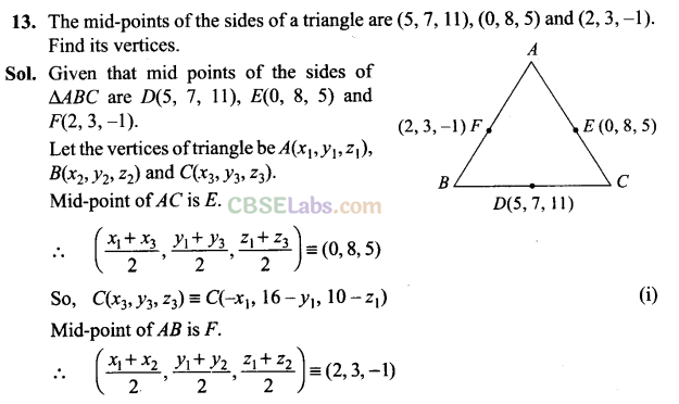 NCERT Exemplar Class 11 Maths Chapter 12 Introduction to Three Dimensional Geometry Img 12