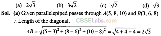 NCERT Exemplar Class 11 Maths Chapter 12 Introduction to Three Dimensional Geometry Img 24