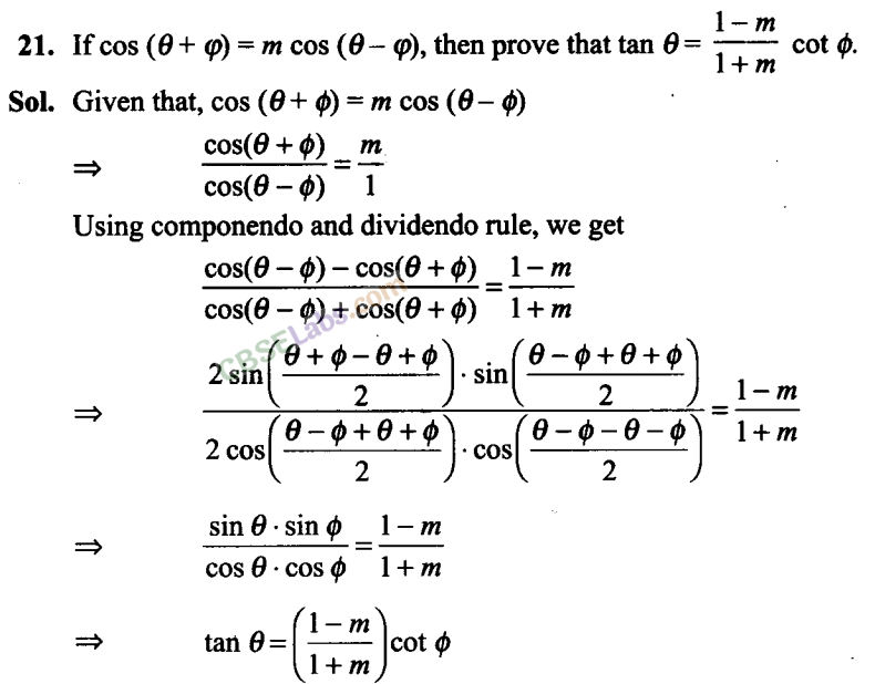 NCERT Exemplar Class 11 Maths Chapter 3 Trigonometric Functions Img 23