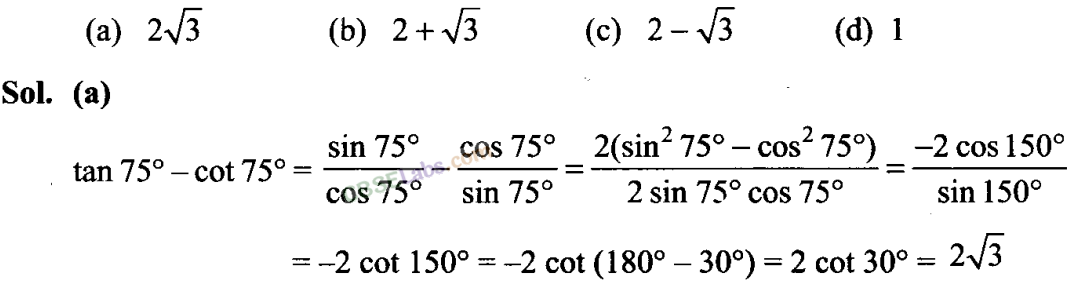 NCERT Exemplar Class 11 Maths Chapter 3 Trigonometric Functions Img 38