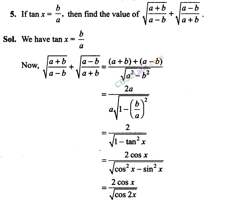 NCERT Exemplar Class 11 Maths Chapter 3 Trigonometric Functions Img 8
