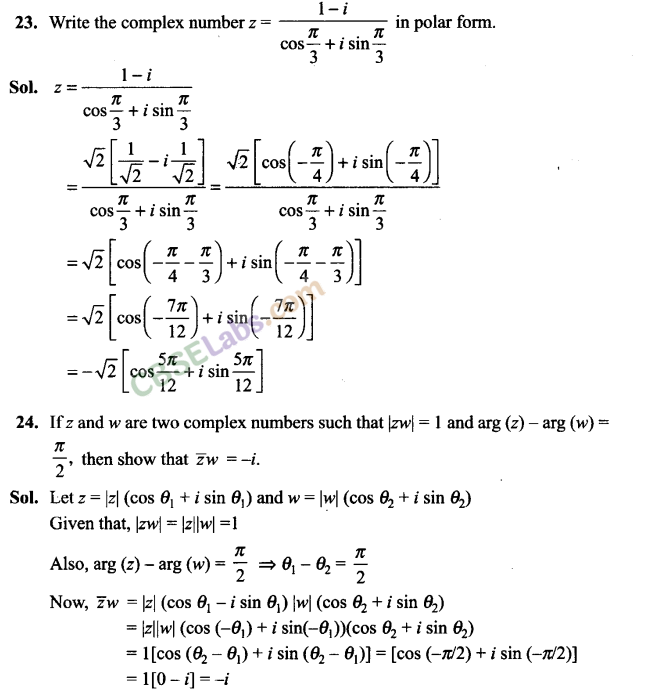 NCERT Exemplar Class 11 Maths Chapter 5 Complex Numbers and Quadratic Equations Img 25