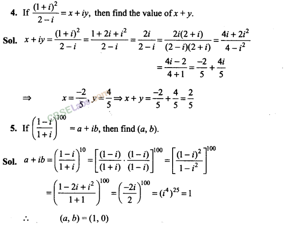 NCERT Exemplar Class 11 Maths Chapter 5 Complex Numbers and Quadratic Equations Img 4