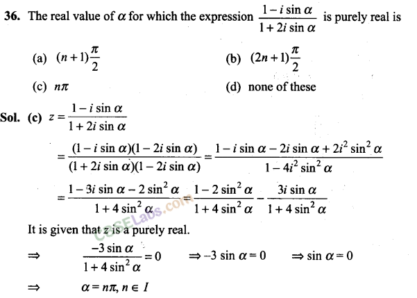 NCERT Exemplar Class 11 Maths Chapter 5 Complex Numbers and Quadratic Equations Img 48