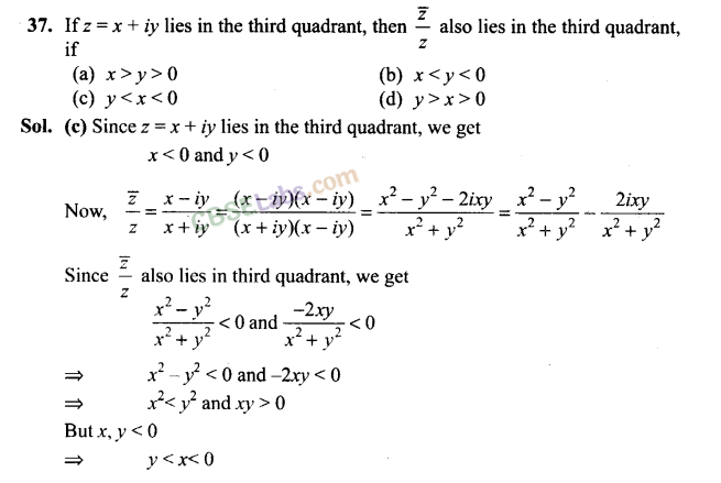 NCERT Exemplar Class 11 Maths Chapter 5 Complex Numbers and Quadratic Equations Img 49