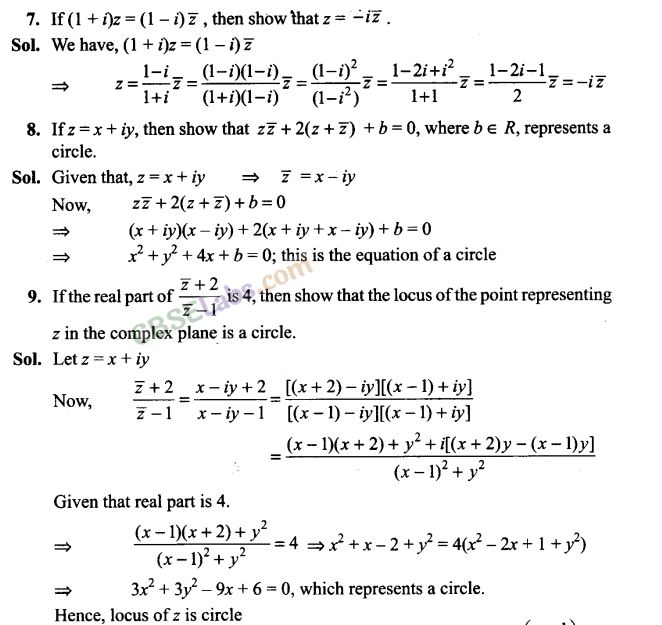 NCERT Exemplar Class 11 Maths Chapter 5 Complex Numbers and Quadratic Equations Img 6