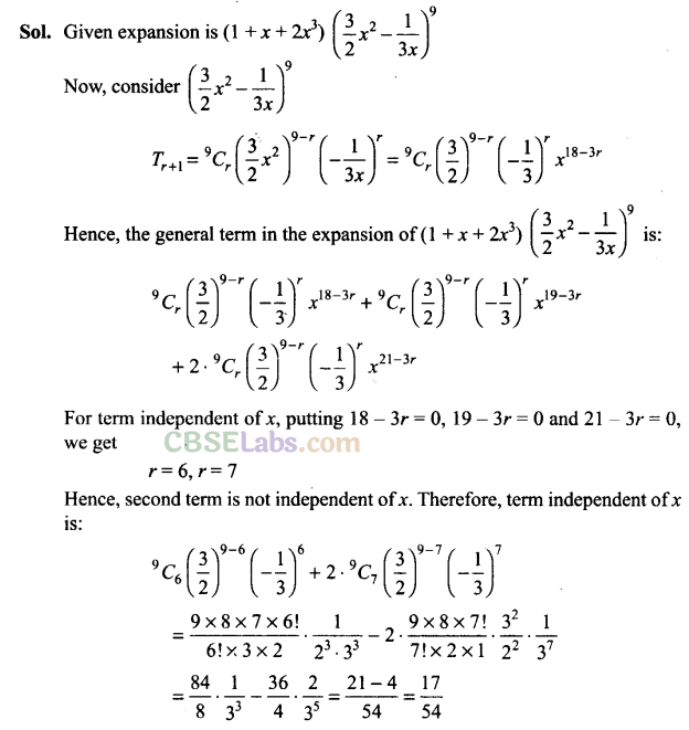 NCERT Exemplar Class 11 Maths Chapter 8 Binomial Theorem Img 21