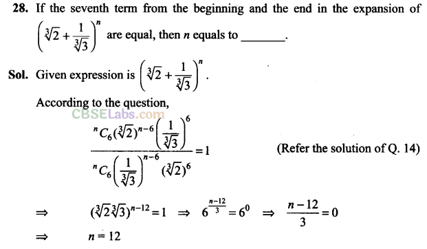 NCERT Exemplar Class 11 Maths Chapter 8 Binomial Theorem Img 32