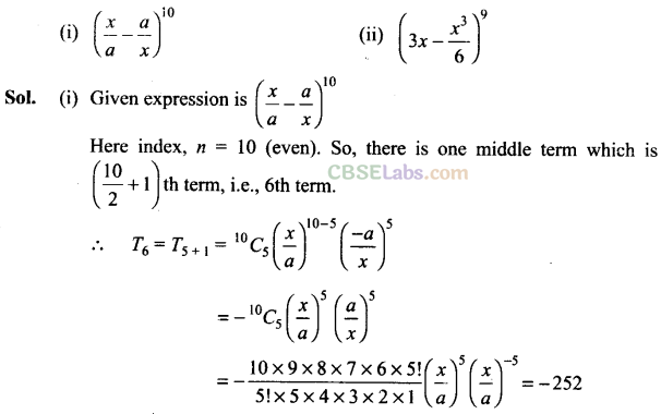 NCERT Exemplar Class 11 Maths Chapter 8 Binomial Theorem Img 6