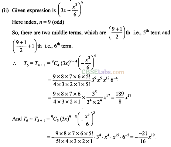 NCERT Exemplar Class 11 Maths Chapter 8 Binomial Theorem Img 7
