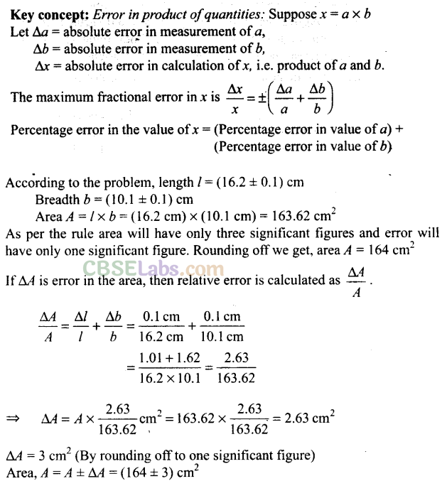 case study questions class 11 physics chapter 1