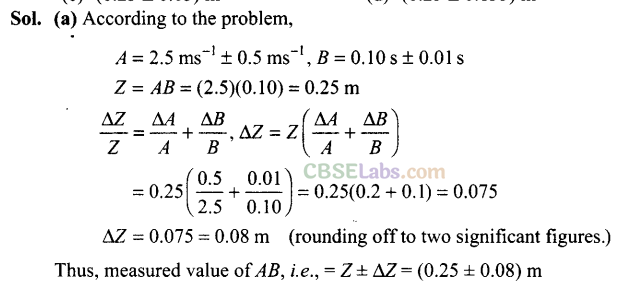 NCERT Exemplar Class 11 Physics Chapter 1 Units and Measurements Img 6