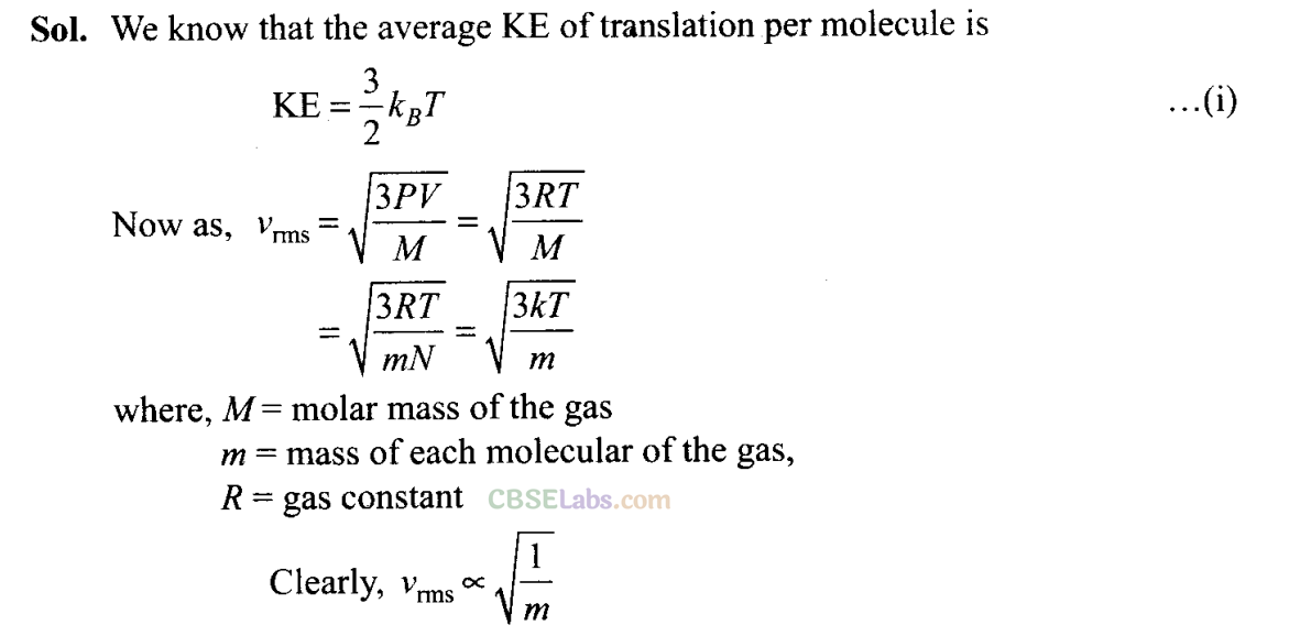 NCERT Exemplar Class 11 Physics Chapter 12 Kinetic Theory Img 34