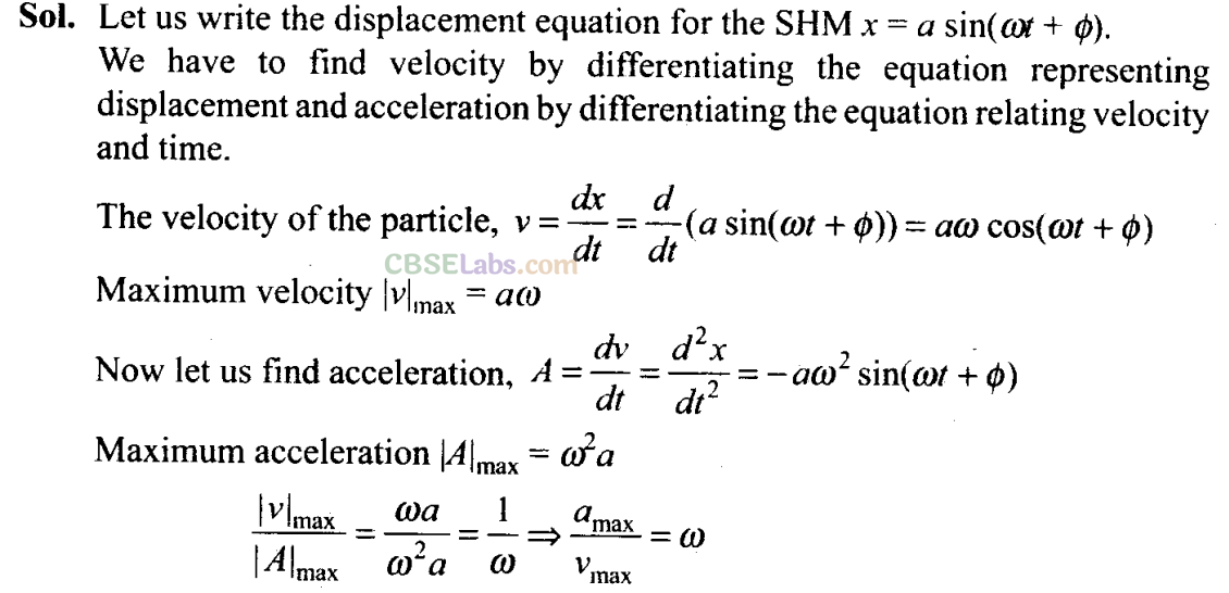 NCERT Exemplar Class 11 Physics Chapter 13 Oscillations Img 38
