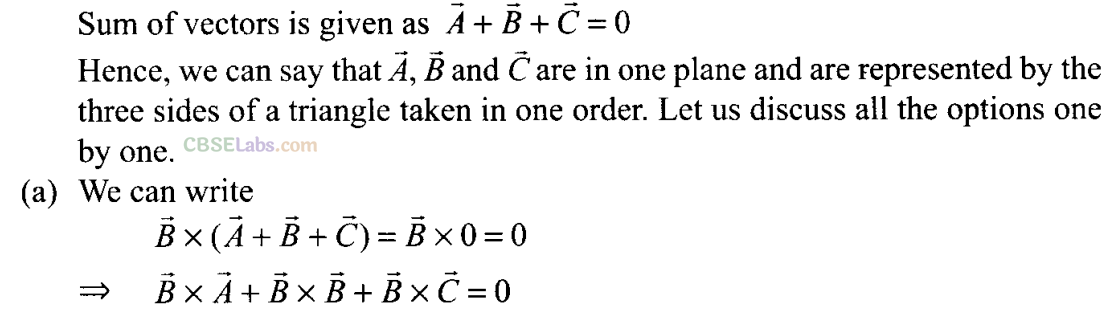 NCERT Exemplar Class 11 Physics Chapter 3 Motion in a Plane Img 20