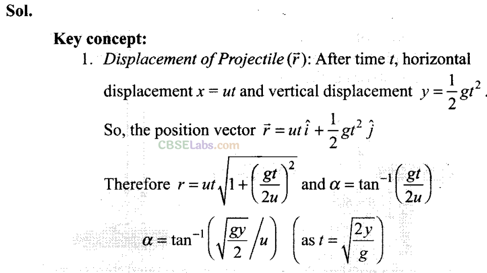 NCERT Exemplar Class 11 Physics Chapter 3 Motion in a Plane Img 48