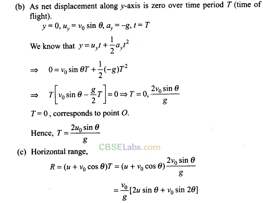 NCERT Exemplar Class 11 Physics Chapter 3 Motion in a Plane Img 82