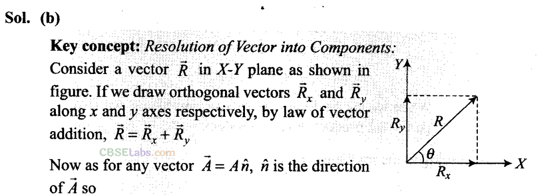 NCERT Exemplar Class 11 Physics Chapter 3 Motion in a Plane Img 9