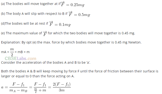 NCERT Exemplar Class 11 Physics Chapter 4 Laws of Motion Img 19