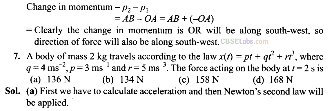 NCERT Exemplar Class 11 Physics Chapter 4 Laws of Motion Img 8
