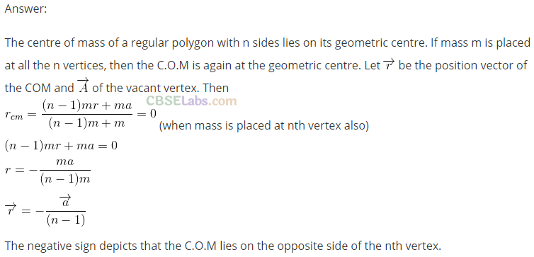 NCERT Exemplar Class 11 Physics Chapter 6 System of Particles and Rotational Motion Img 30