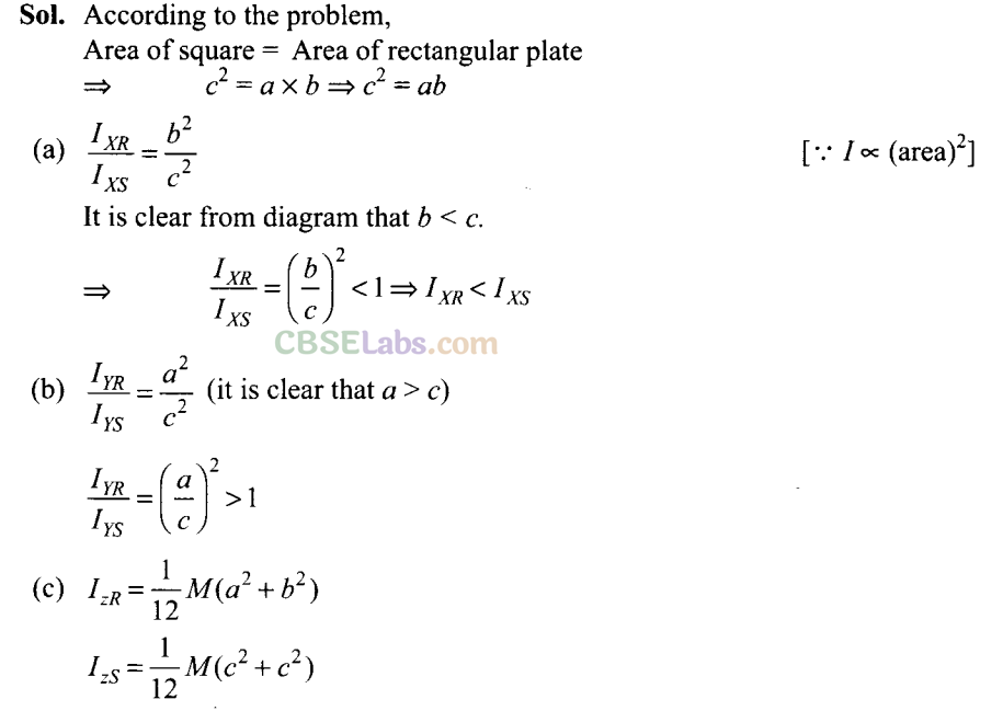 NCERT Exemplar Class 11 Physics Chapter 6 System of Particles and Rotational Motion Img 42