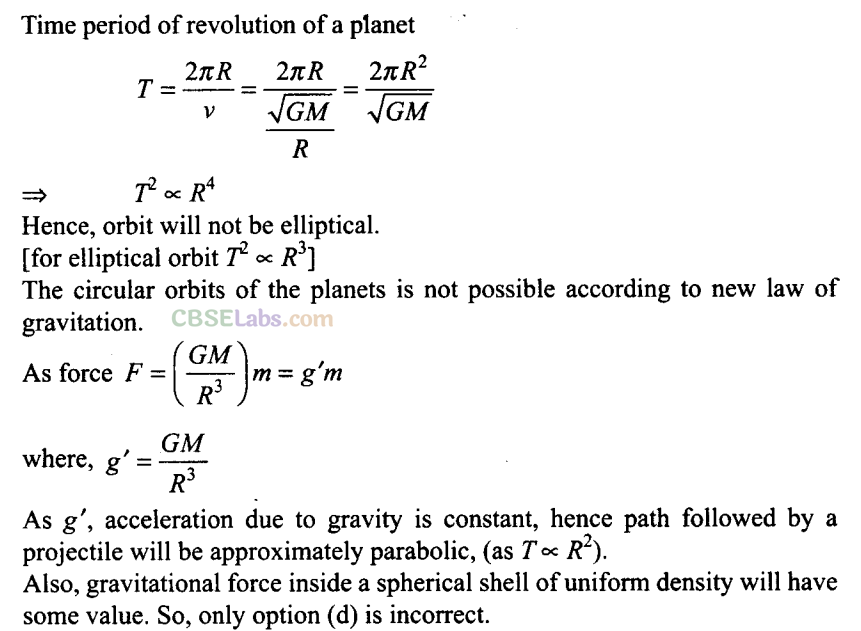 NCERT Exemplar Class 11 Physics Chapter 7 Gravitation Img 12